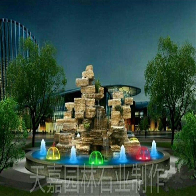 连云港水幕墙喷泉设计